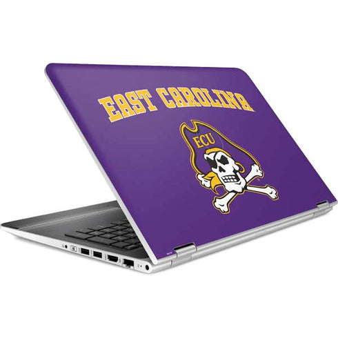 East Carolina University ECU Pirates Logo HP Pavilion Skin